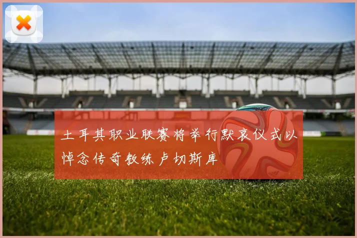 土耳其职业联赛将举行默哀仪式以悼念传奇教练卢切斯库